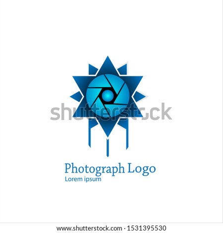 shutter camera logo design illustrator 