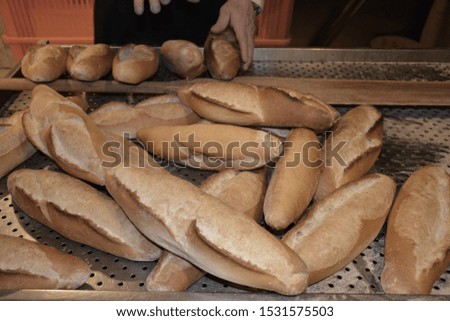 Breads are on the market shelf