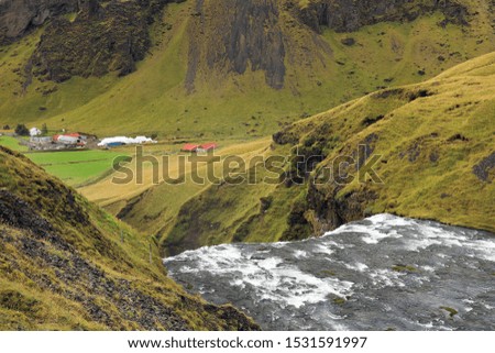 Skogafoss Waterfall in Iceland, Europe