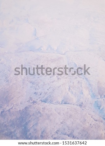 Winter landscape from above, nature pattern background