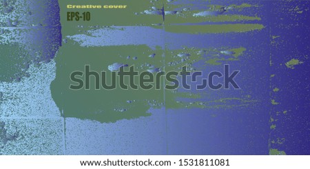 Design background. Designer decorative cover. Business card. Spotted textured background. Vector graphics. Creative vector background for banner and flyer. Spots and blots. EPS-10