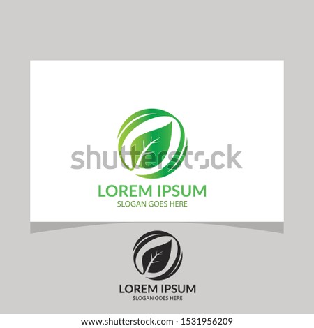 Secure Nature Vector Logo Template