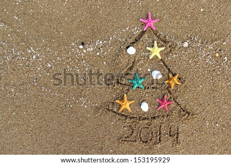 Christmas and New Year PF 2014 on the beach