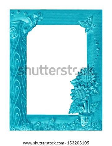 Contemporary picture frames in high resolution vibrant colors.