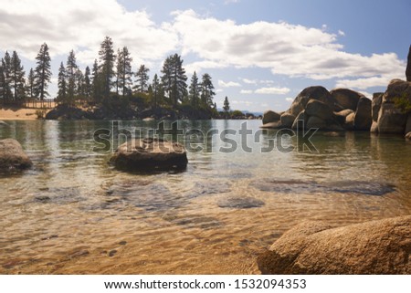 Granite boulders of Lake Tahoe