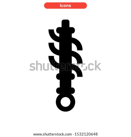 Suspension icon isolated sign symbol vector illustration - high quality black style vector icons
