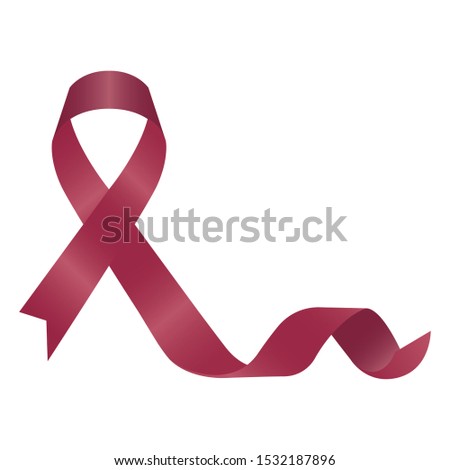 Breast cancer pink awareness ribbon - Vector illustration