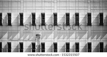 Light and shadow of the windows on the building, Natural light backgrounds