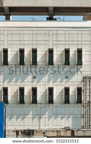 Light and shadow of the windows on the building, Natural light backgrounds