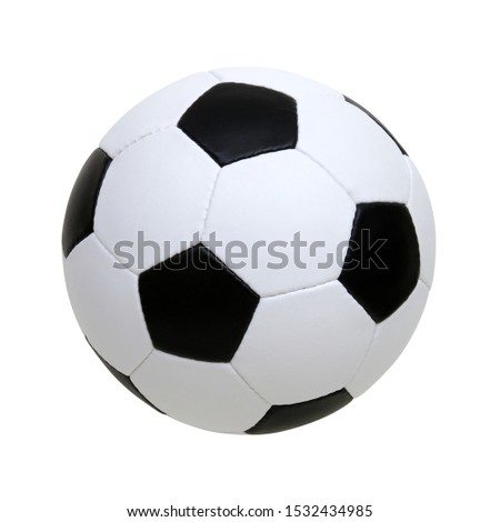Ball isolated on white background. Soccer. Football