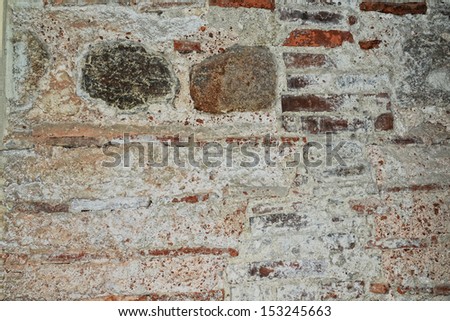  Old brick wall and stone #1