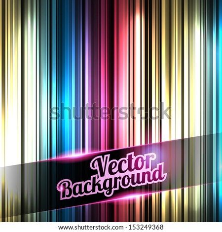 Colorful and shiny stripes  background. With place for your text. 