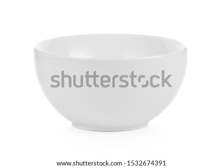 bowl isolated on white background Royalty-Free Stock Photo #1532674391