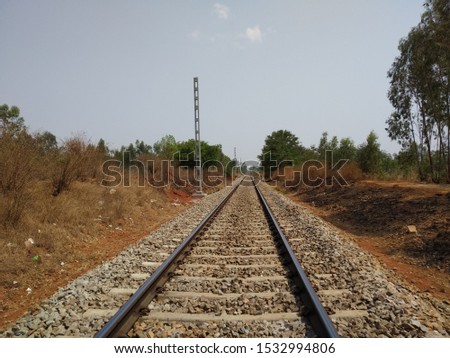 the picture of railway track