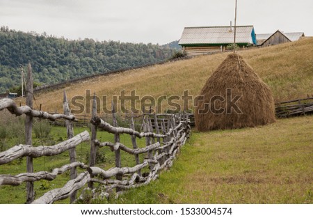 A village among the mountains in Bashkortostan