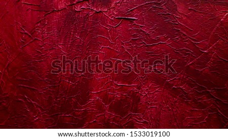 Red Wall or Paper Texture, Abstract Background

