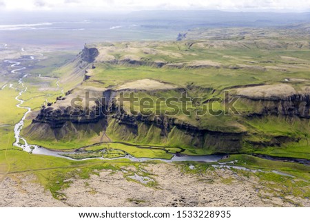 Iceland seen from the air