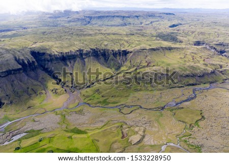 Iceland seen from the air