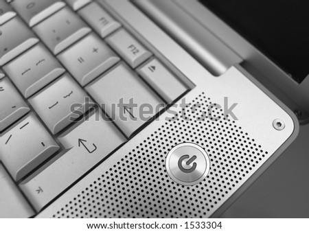 laptop keyboard closeup view