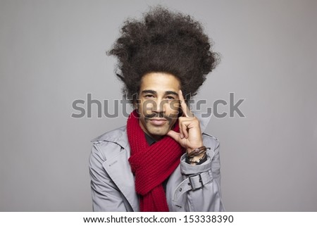 Funky afro man