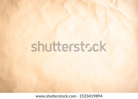 Brown color texture pattern abstract background can be use as wall paper screen cover page or for work sheet season paperwork or Christmas festival card backdrop and wrinkle have copy space for text.