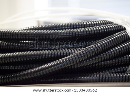 balck tubes for electric cables