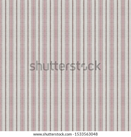 Rustic canvas fabric texture. Sguare seamless pattern. Colored striped coarse linen fabric closeup as a background.