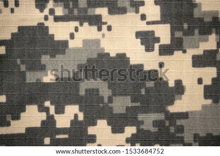Texture fabric for camouflage, military. Protective color. For shelter. Photo
