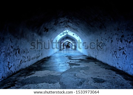 Underground tunnel at Central Java, Indonesia