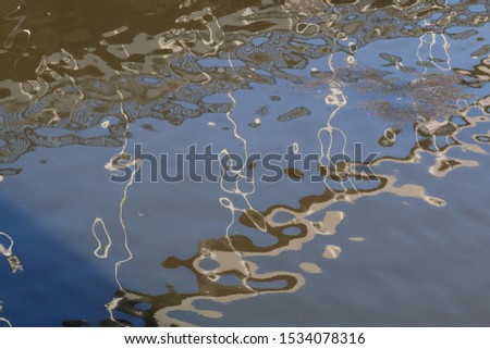 Water that created a magical and charming reflection of our beautiful and unique world