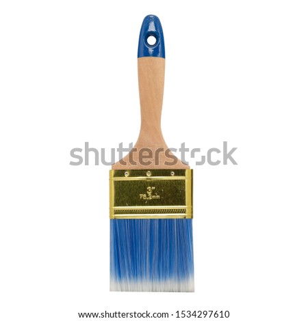  paint brush isolated on a perfect white background, stock photography