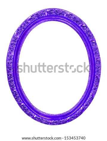 purple frame on the white background