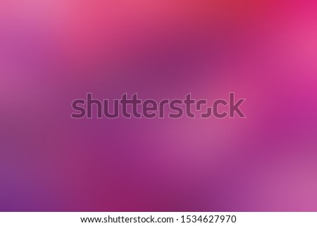 Abstract blurred gradient purple and blue background. Colorful smooth banner template. 