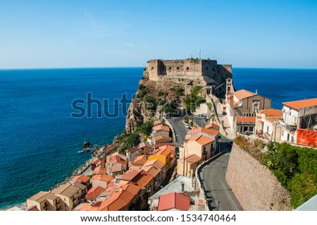 Italy Calabria region Scilla town Tyrrhenian sea Royalty-Free Stock Photo #1534740464