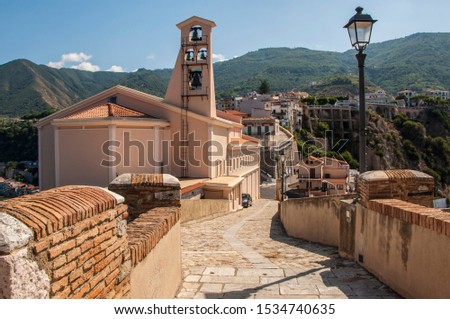 Italy Calabria region Scilla town Tyrrhenian sea Royalty-Free Stock Photo #1534740635