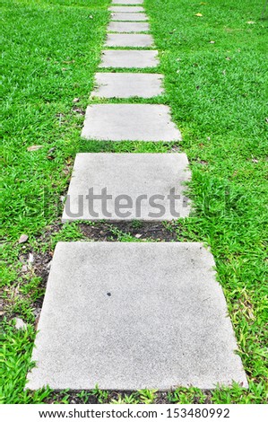cement footpath