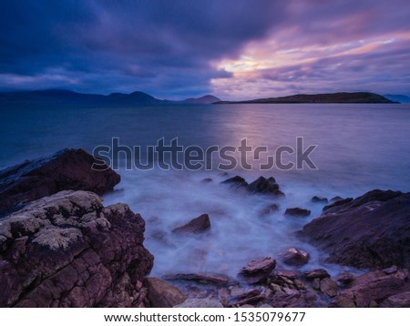 Sunrise at the beach of Ballinskelligs, County Kerry, Ireland
