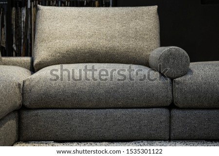 
gray fabric texture on sofa