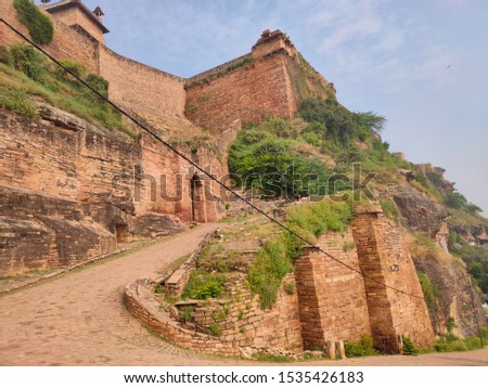 Man Singh gwalior fort with beautiful scene