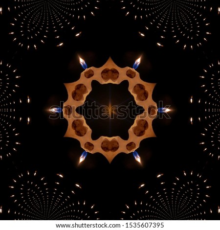 kaleidoscope edit With Night Candles