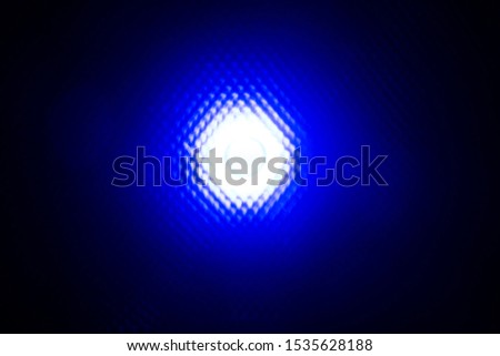 blue spotlight in the studio room