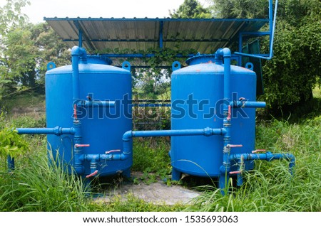 An water tank to store water