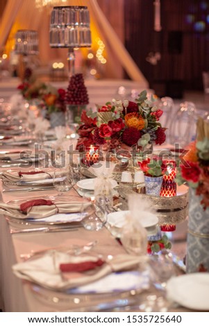 turkish henna night dinner table