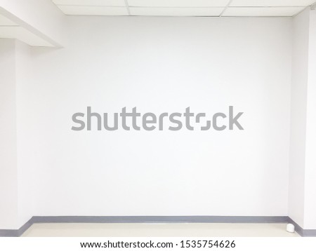 Empty wall background,Copy space with blank room.