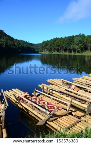 Bamboo rafts