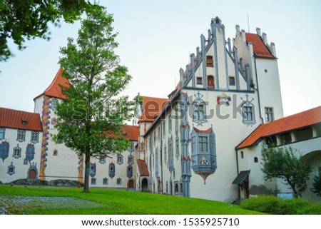 Pictures from Fussen town, in southwest Bavaria, Germany