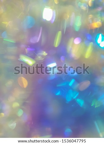 background Rainbow bokeh with bright colors which is created by Focus blur on the number of colors.