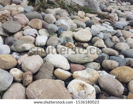 Loose stones in the ground Royalty-Free Stock Photo #1536180023