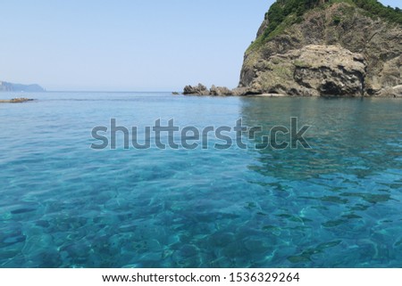 Summer sea in Hokkaido, Japan