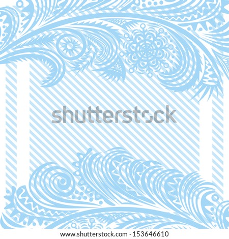 Winter pattern background happy new year card vector illustration
